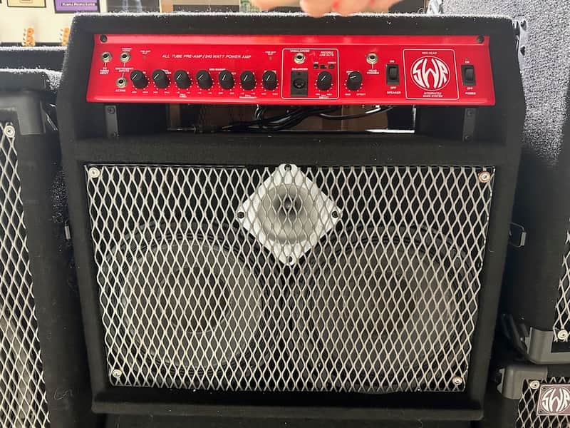 SWR Goliath Redhead Combo 2000's - a killer Combo for any pro bass player. We have 2 of these bad boyz available ! image 1