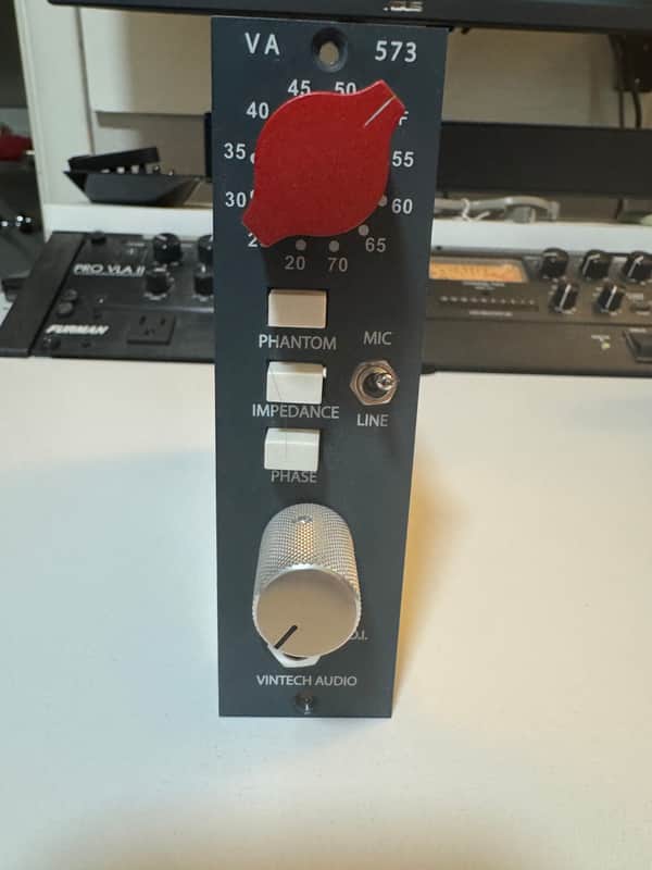 Vintech Audio VA573 500 Series Mic Preamp Module 2010s - Blue image 1