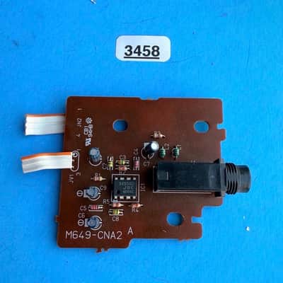 CASIO LK-92TV Lighting Keyboard Part: MIC In Jack Socket Board PCB M649-CNA2 Bild 3