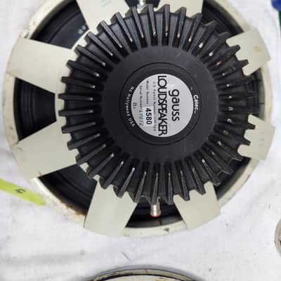 GAUSS, Vintage Model 5840 Alnico-V recone in 4580 Bass Loudspeakers New Cone kit (Pair) image 3