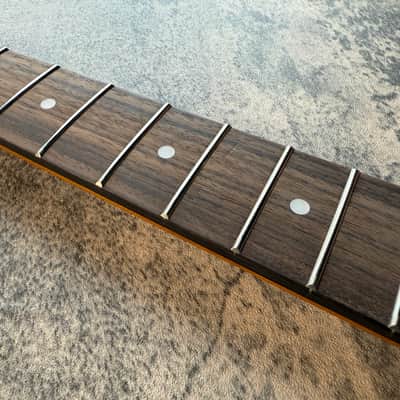 BMC Guitar Neck Left Hand Tele® Telecaster® 22 Fret Roasted Maple With Rosewood Fingerboard Nitro Lacquer 9.5 Radius.  [TN113] image 3