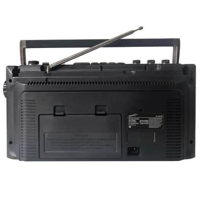 Vintage Cassette Recorder & Bluetooth Boombox | Tape-to-Digital Converter, AM/FM/SW Radio, USB/SD MP3 Player image 3