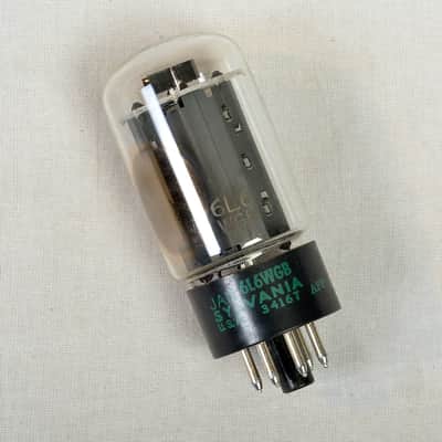 Sylvania 6L6WGB JAN (Pair) - NOS - matched image 3