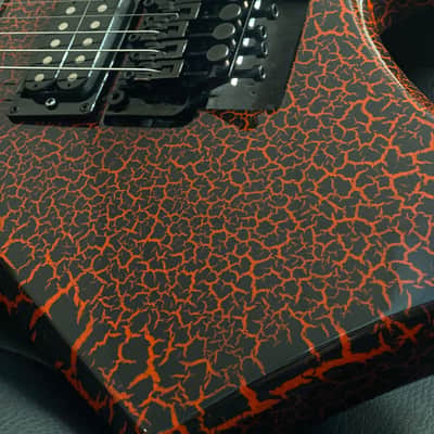 Pre Loved B.C Rich Ltd Ed Stranger Things "Eddie's Guitar" Warlock | Crackle image 21