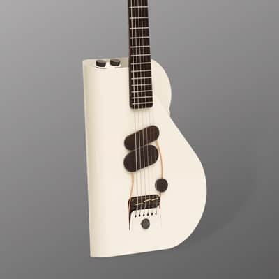 Verso Orbit Baritone - 2024 - Oyster White - Sheet Metal Body w/ freely adjustable Magnetic Pickups SC1 Neck & HB2 Bridge - NEW. (Authorized Dealer) image 5