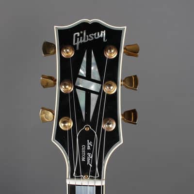 2006 Gibson Les Paul Custom Black Beauty Left Handed *Headstock Repair* image 2