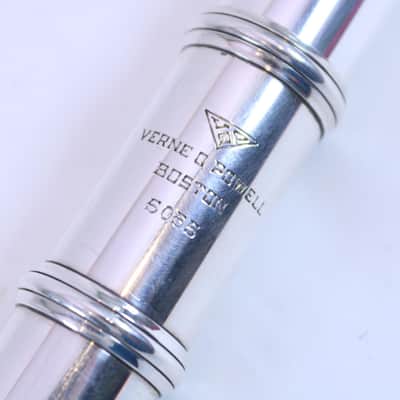 Verne Q. Powell Commercial Model Handmade Flute SN 5055 image 9