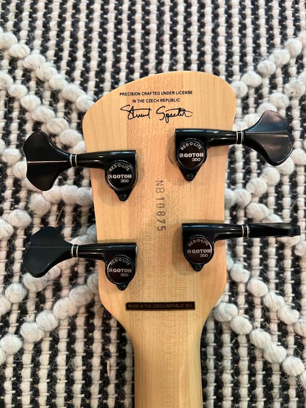 Spector Rebop 4 DLX EX 2011 - Zebrawood Black | Reverb