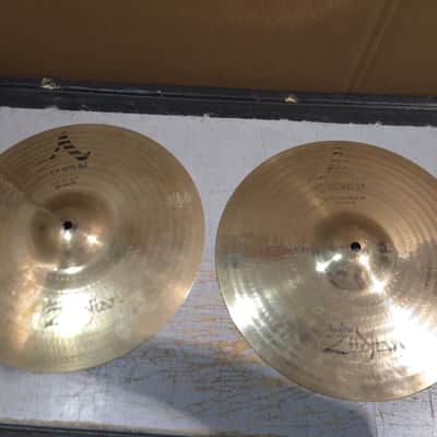 Zildjian 14" A Custom Hi-Hat Cymbals (Pair) 1991 - Present - Brilliant image 1