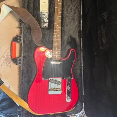 Fender Professional Telecaster 2016 - Crimson Red Transparent image 4