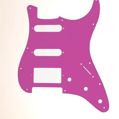 Carmedon Electronics Stratocaster Pickguard 2021 Pink HSS image 1