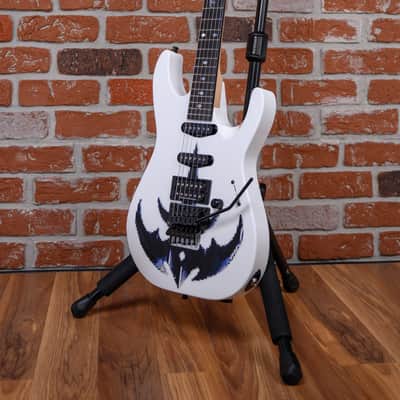 ESP Custom Shop M-II HSS Snow White with Queensryche Triryche Empire Logo 2026 w/OHSC image 5