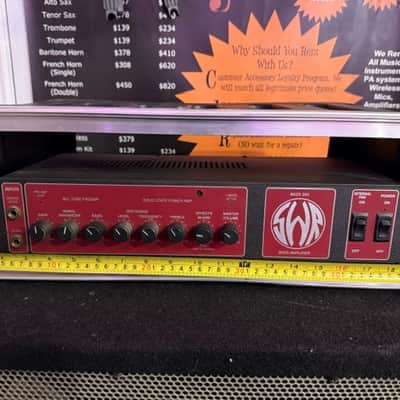 SWR Bass 350 350-Watt Rackmount Bass Amplifier Head w/ SKB Rack Case - Tested & Working image 16