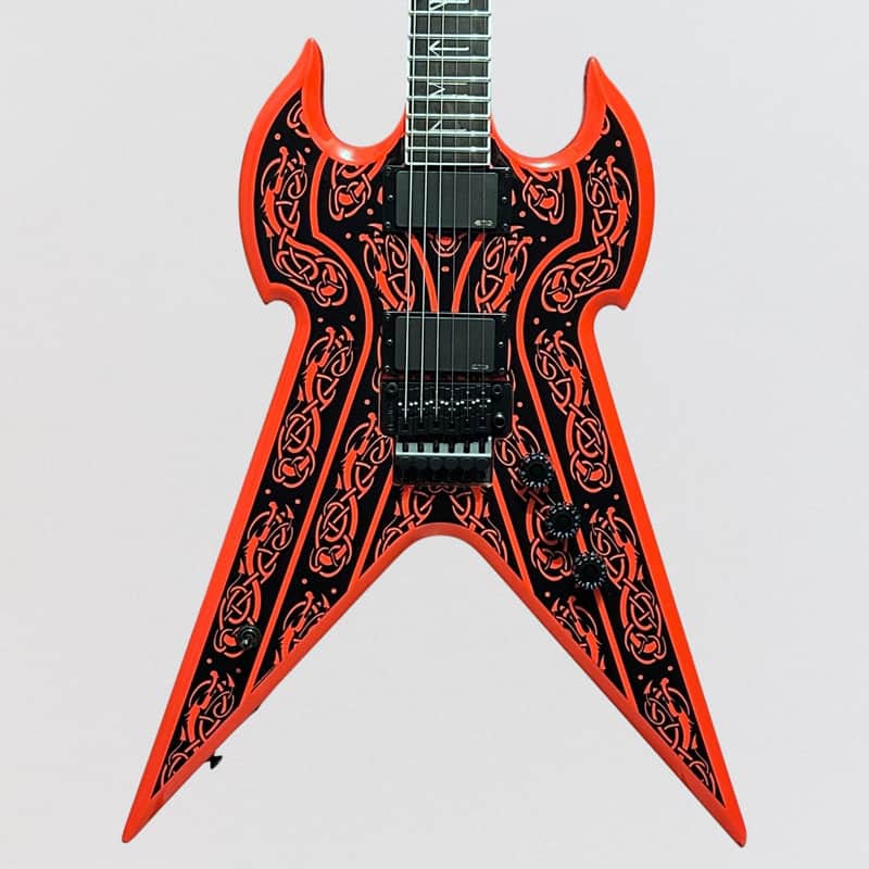 Wylde Audio Warhammer FR Norse Dragon Electric Guitar - Pinstripe