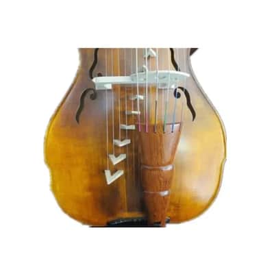 SONG Viola da gamba, Oil Finished (6x8) strings 19 1/4" Baryton Vio with 7 bridges image 5