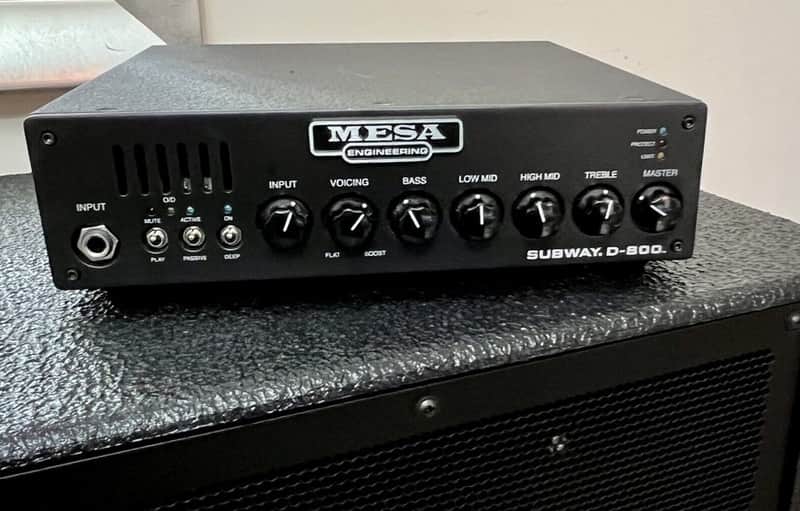 Mesa Boogie Subway D-800 800-Watt Bass Amp Head 2015 - Present - Black image 1