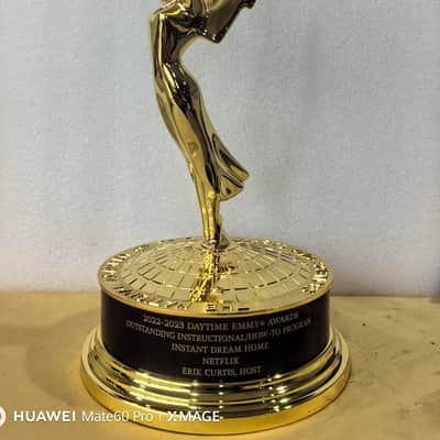 Emmy Award Television National Replica Life Size Trophy 1:1 Statue Prize image 12