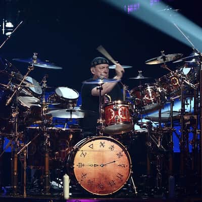 Neil Peart, CLOCK FACE, Clockwork Angels / Time Machine, 22" Drum Head image 3