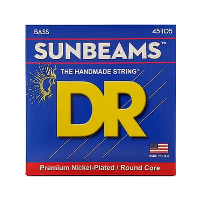 DR Strings NMR-45 Sunbeam Bass Medium 45-105 image 1