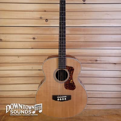 Guild B-140E Acoustic Bass with Gator Gig Bag - Natural, Fishman Sonitone BT-1 Electronics, 5lbs 12oz image 2