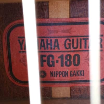 Yamaha FG 180 1969 Natural image 7