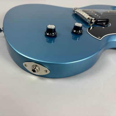 Brown Bear Guitars SG Junior Pelham Blue Metallic Lollar P90 Savvy Bridge image 15