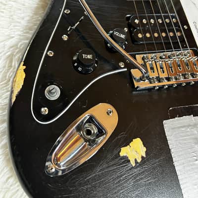 Kurt Cobain Vandalism Strat - Left Handed Custom Built Replica With Hard Shell Case image 11