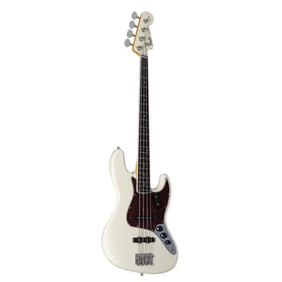 Fender American Vintage II 1966 Jazz Bass RW Olympic White - 4-String Electric Bass image 1