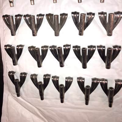 8 Complete Sets of Ludwig WFL Tension Rods & Claws & Lug Casings Club Date 1950s - 1960s - Nickel image 22