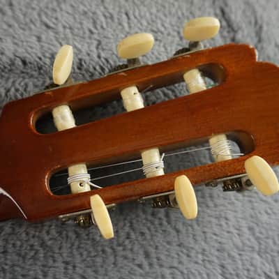Teruaki Nakade No. 20 Classical Guitar 1964 Tokyo Handmade w/ Hard Case – Refret, Crack Repair, Setup image 18