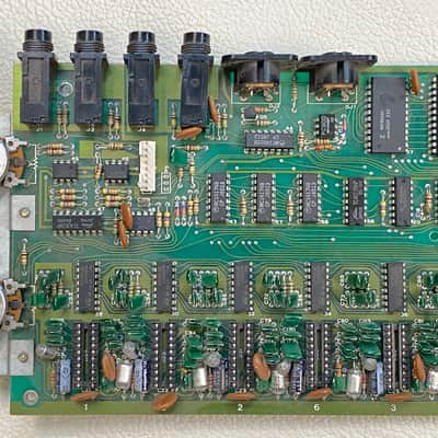 Sequential Circuits Split-8 / Pro-8 Vintage Synthesizer Output PCB Board 1980s image 3