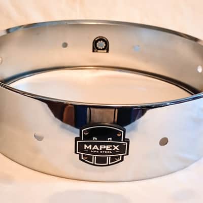 MAPEX STEEL SNARE DRUM SHELL 13" 8L - FREE SHIP TO C-USA! image 6