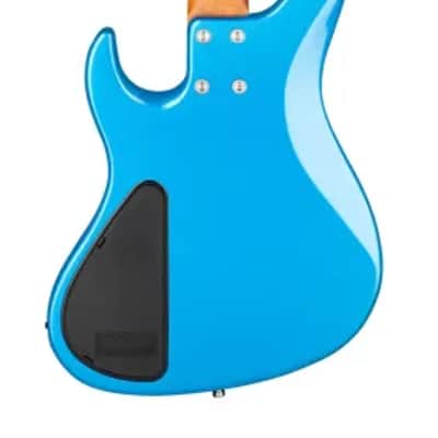 Sadowsky MetroExpress 24-Fret Modern Bass, Morado Fingerboard, 4-String - Solid Ocean Blue Metallic High Polish image 3