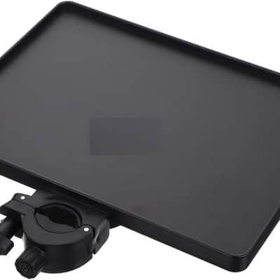 1pc Mic Rack Stand Tray Adjustable Clamp-On Rack Tray Holder Universal Mic Microphone Stand Tray for Live Streaming Karaoke Concert image 1