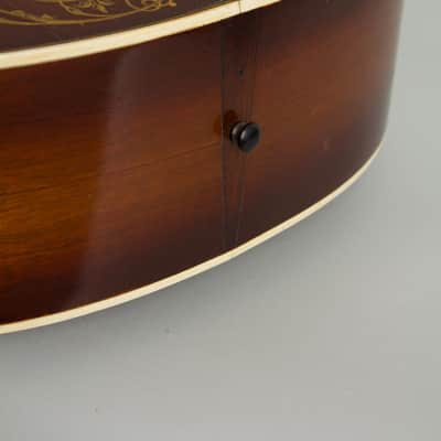 Kay Kraft  Jumbo Style A Acoustic Guitar,  c. 1932, black gig bag case. image 14