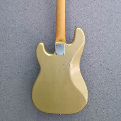 Fender Precision Bass PB-70 1993 Aztec Gold Relic MIJ Japan image 8