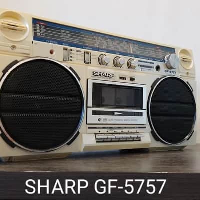 Sharp GF-5757 Rare Vintage Boombox Cassette Ghetto blaster Serviced Warranty image 20