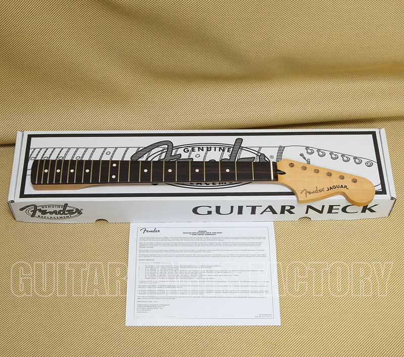099-0580-921 Fender Player II Series Jaguar® Neck, 22 Medium Jumbo Frets, Rosewood, 9.5", Modern "C" image 1