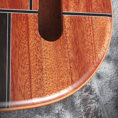 Babik Custom Telecaster Style body, Art Top, Ebony and Mahogany, Handmade 2025 image 4