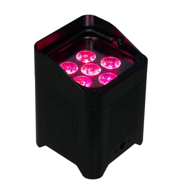 PSG Audio BP-6X18-B - 6x18W (108W) RGBWA+UV Wireless Battery Powered Par Light (Black) image 4
