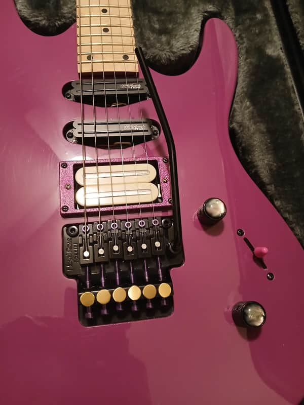 Kramer Striker custom reverse headstock. HSS Floyd 2022 - Present - Majestic Purple image 1