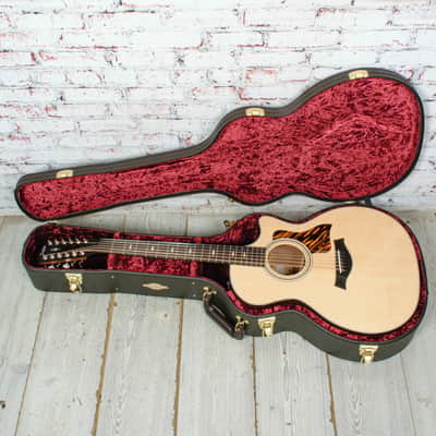 Taylor - 354ce - (2025) 12-String Acoustic-Electric Guitar w/ V-Class Bracing - Sapele/Sitka - Natural - w/ Deluxe Hardshell Case -  x5041 image 10