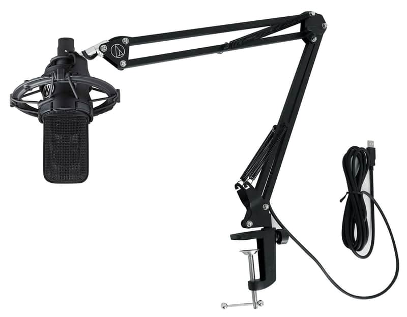 Audio Technica AT4040 Recording Condenser Microphone Studio Mic+Case+Boom Arm image 1