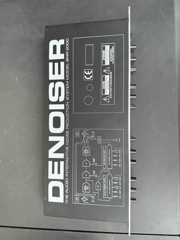 Behringer Denoiser SNR2000 2-Channel Audio Interactive Noise Reduction System - Black / Silver image 1