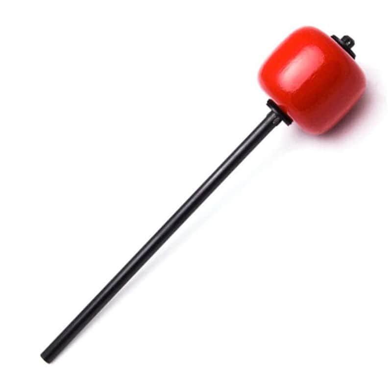 Danmar Hard Wood Bass Drum Pedal Beater Red Lacquer image 1