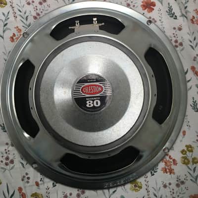 Celestion G12P-80 Seventy 80 12" 80-Watt 16 ohm Guitar Amp Speaker 2020s Silver image 4