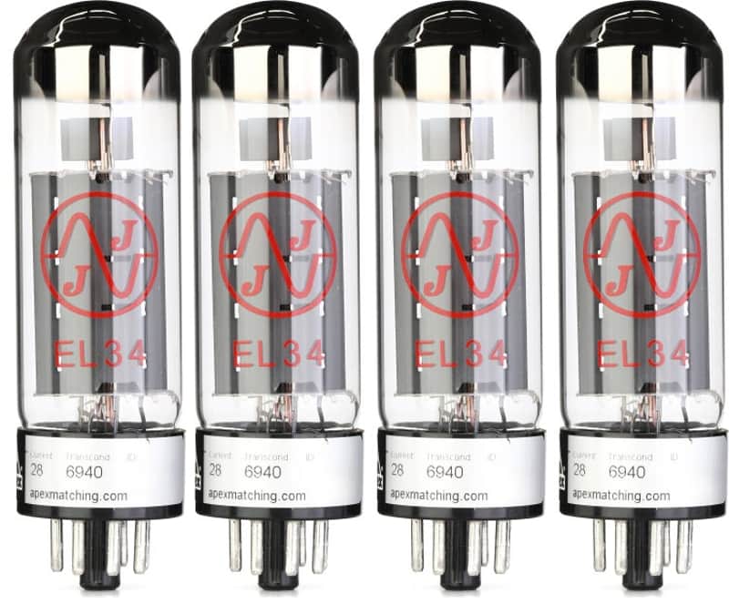 JJ EL34 Apex-matched Power Tubes - Matched Quad image 1