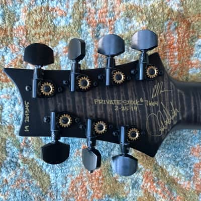 PRS Private Stock #7664 Custom 24 Multi-scale 7-string 2020 Charcoal Burst image 6