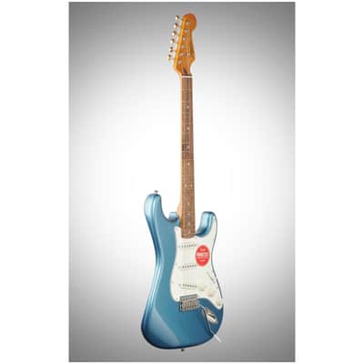 Squier Classic Vibe '60s Stratocaster Electric Guitar, with Laurel Fingerboard, Lake Placid Blue image 3