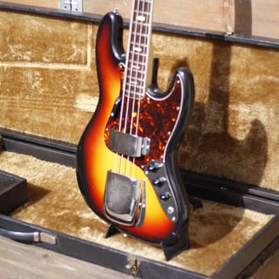 Maya 4 String Bass 1970's - Sunburst image 5